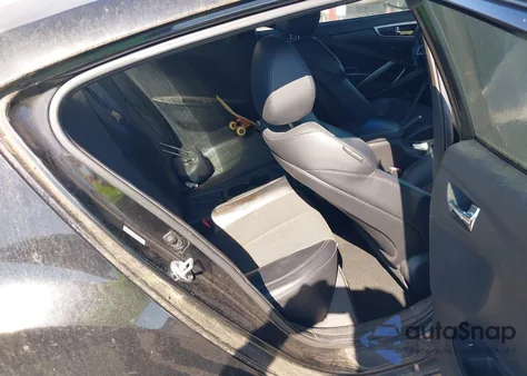 2012 Hyundai Veloster Base W/Black from USA, damaged, VIN KMHTC6AD2CU077504